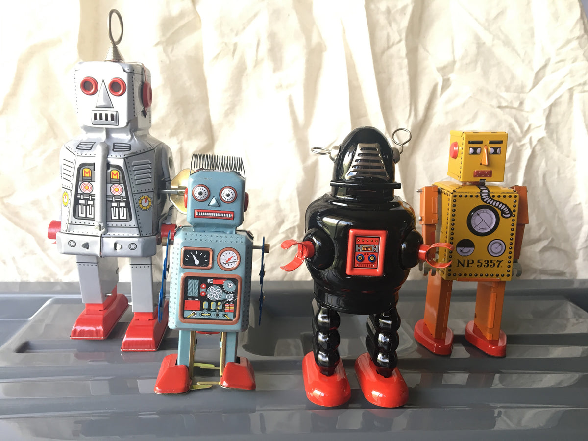 Yellow Vintage Robot – Raphael and Romeo Childrens Emporium