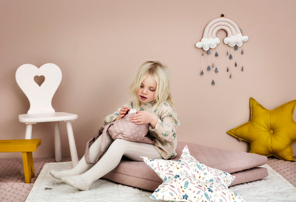 Baby Wave Play Mattress -Dusty Rose