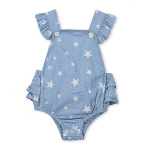 Chambray Star Playsuit