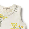 Little Blossom Organic Ruffle Bodysuit