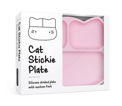 Stickie Plate Powder Pink Cat