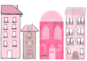 Parisian Strip Decals Set Lrge