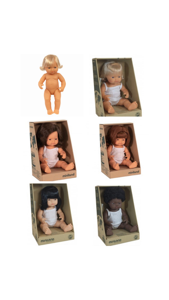 Miniland Asian Girl 38cm Doll