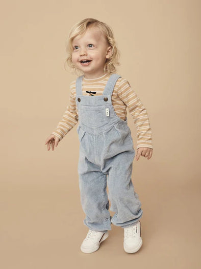 Dusty Blue Chord Overalls