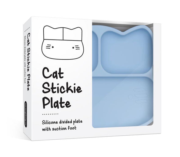 Stickie Plate Powder Blue Cat