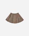 Pleated Mini Skirt RUSTIC PLAID