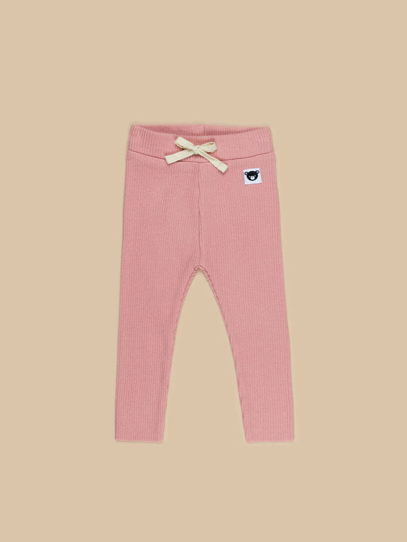 RIB LEGGINGS Dusty Rose