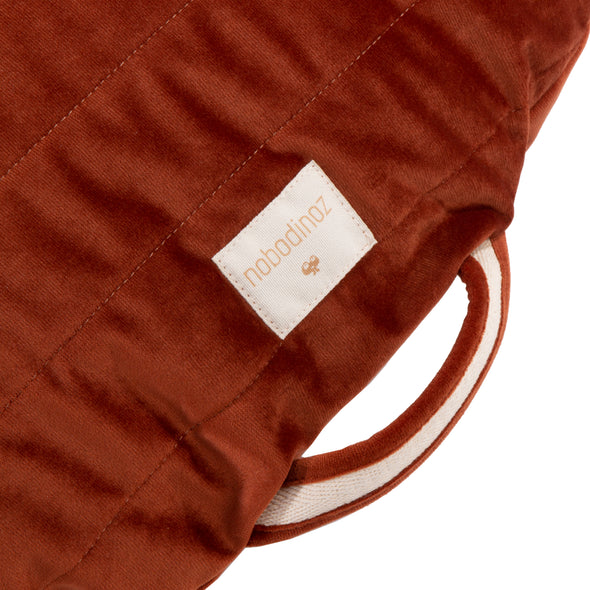 SAHARA VELVET BEANBAG - Wild Brown DUE END OCT