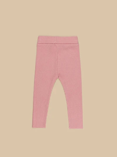 RIB LEGGINGS Dusty Rose