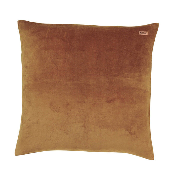 Euro Cushion Cover -Scorched Almond Velvet