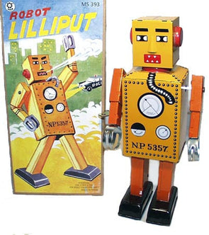 Yellow Vintage Robot